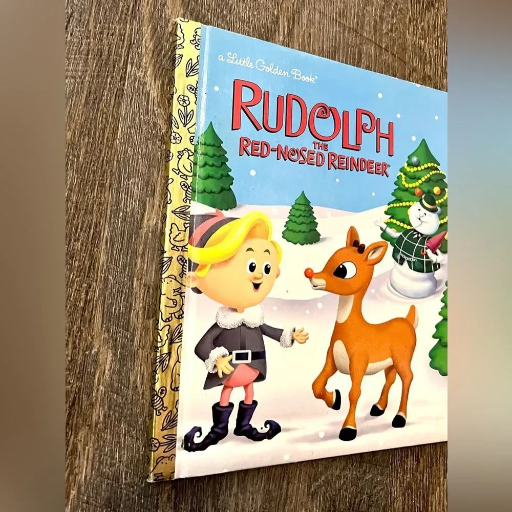 Little Golden Book Rudolph the Red-Nosed Reindeer 2006 Christmas Hardcover